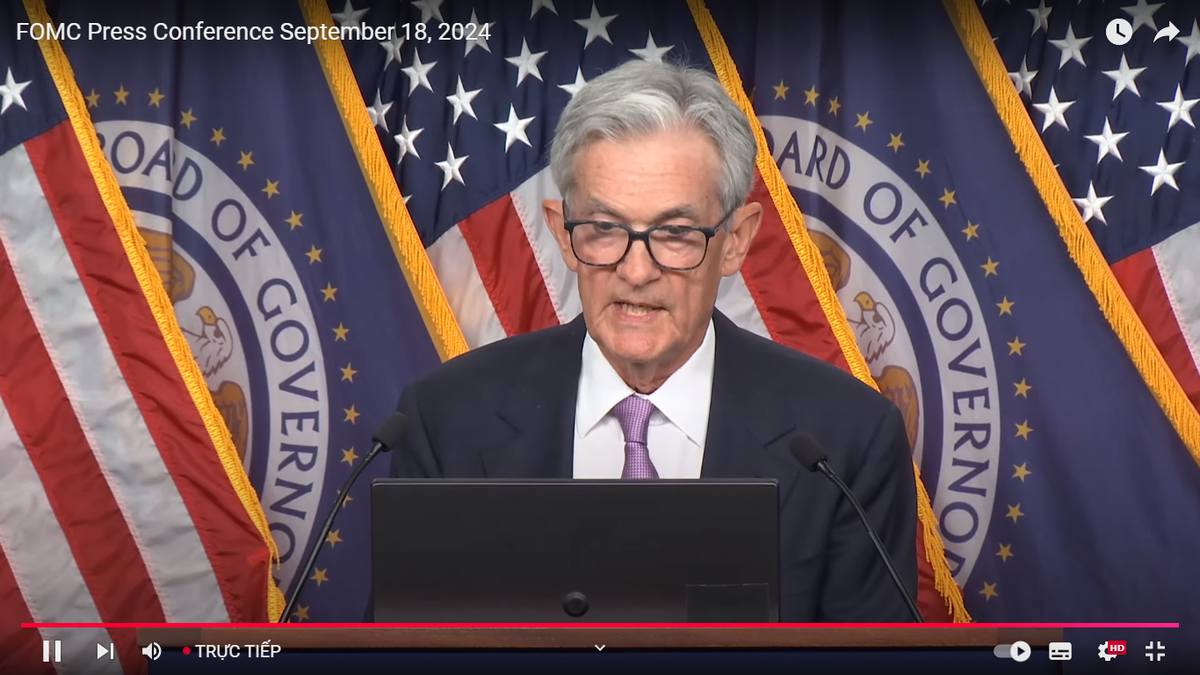 Jerome Powell bình luận về triển vọng chính sách sau khi hạ lãi suất 50 điểm cơ bản