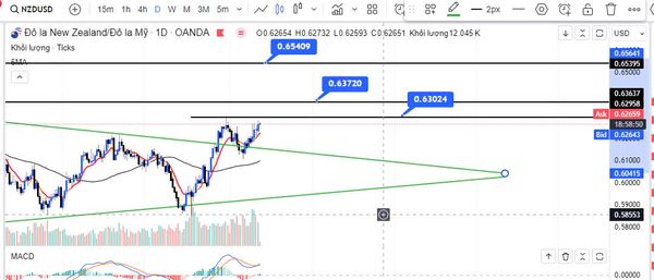 NZD/USD liệu có tiến xa hơn như kì vọng của các nhà đầu 